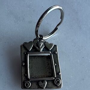 Sterling Silver Heart Keychain